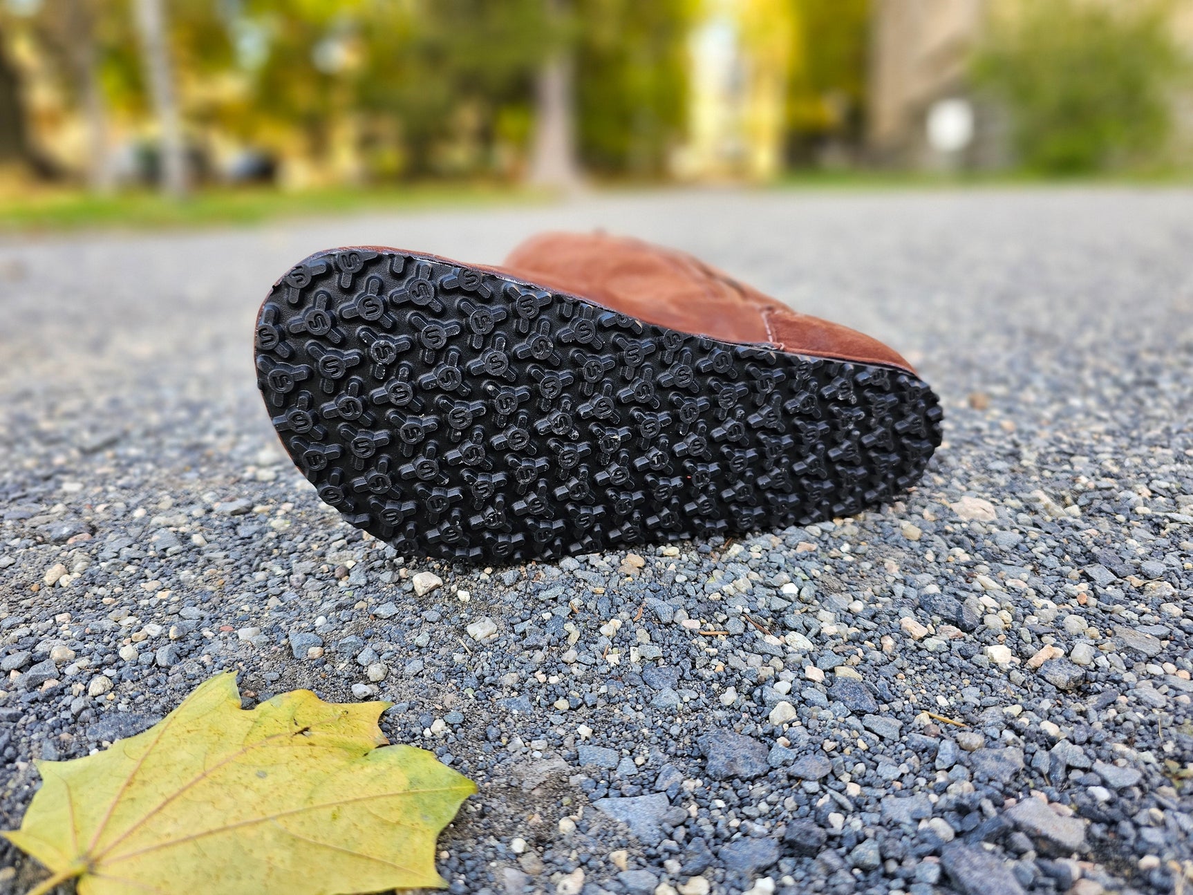 Tall Winter Boots - brown - LUKS BAREFOOT