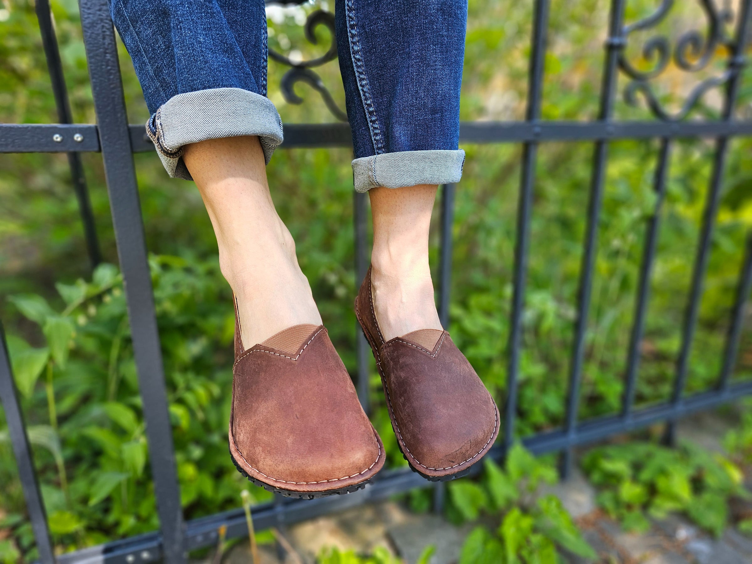 Barefoot slip-ons