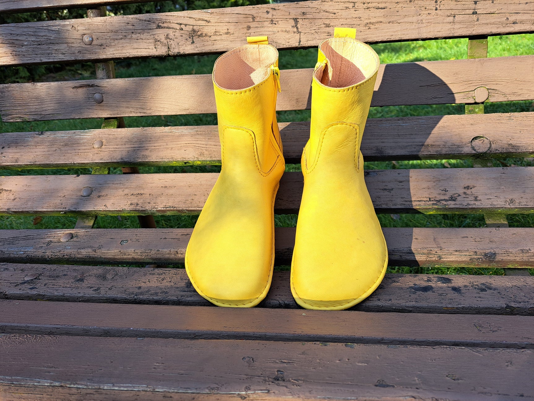 Primavera Barefoot boots - yelow