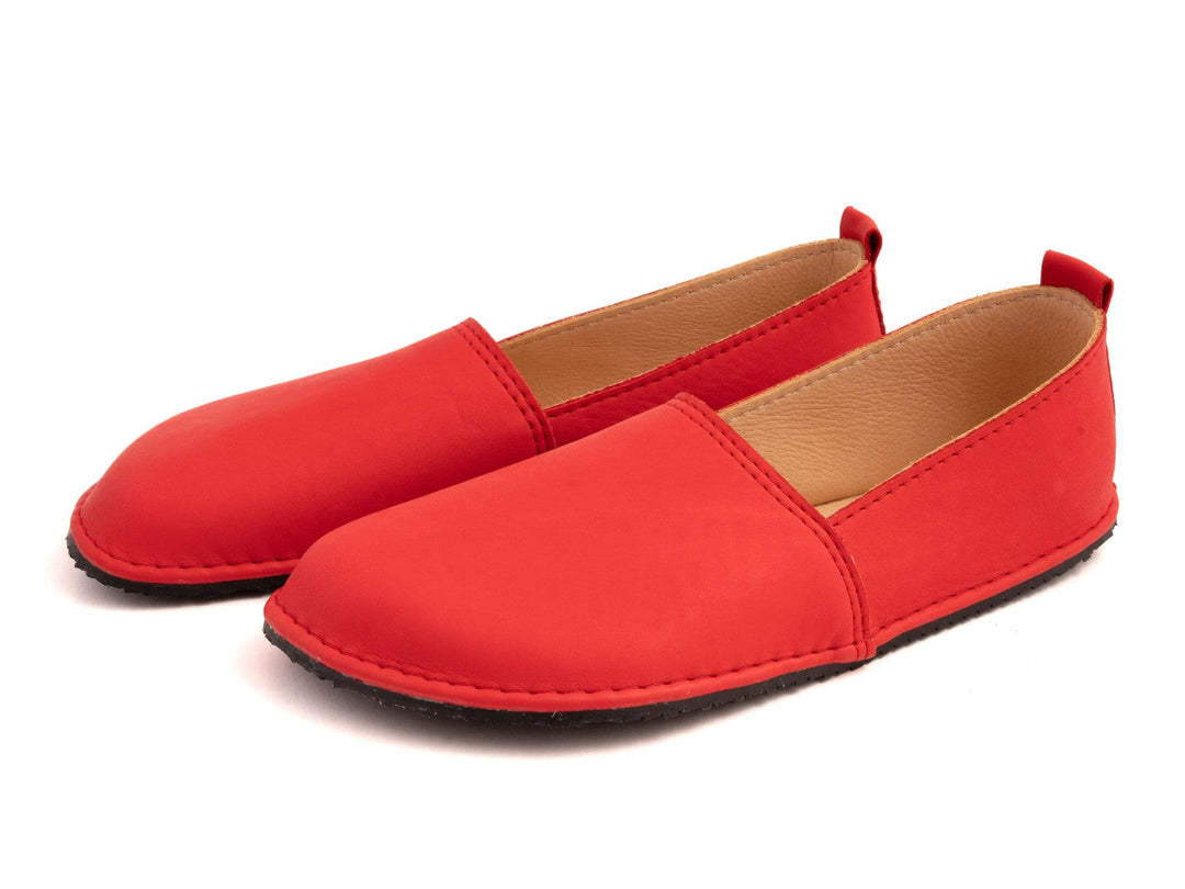 Fuego Barefoot moccasins - red