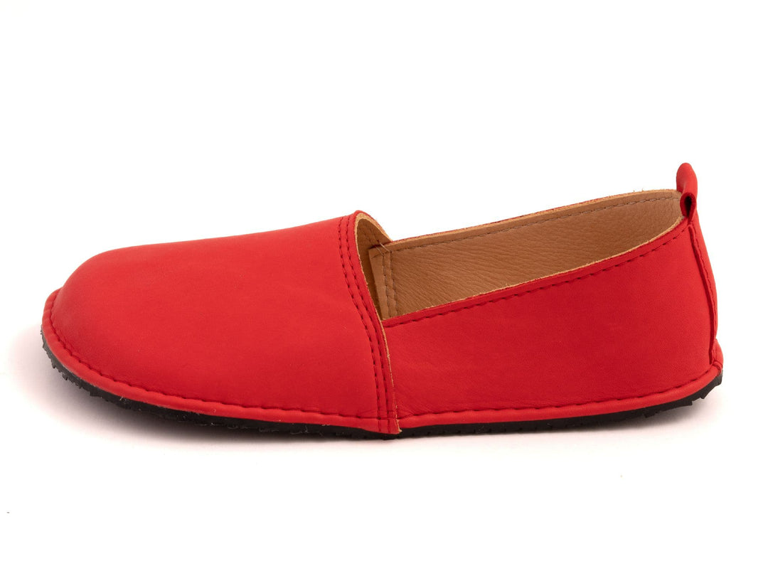 Fuego Barefoot moccasins - red