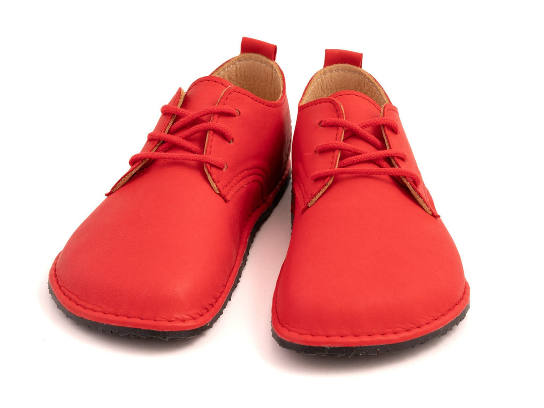 Corriente Barefoot oxfords - red