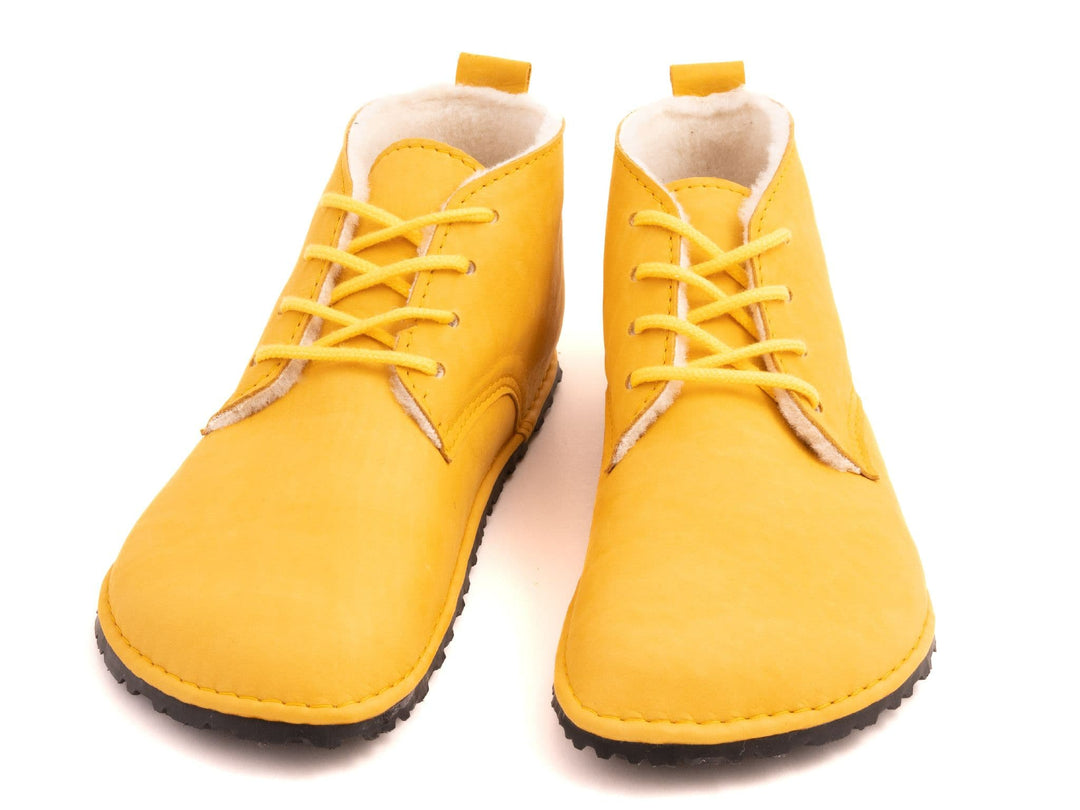 Milagro Frio Winter Barefoot boots - yellow