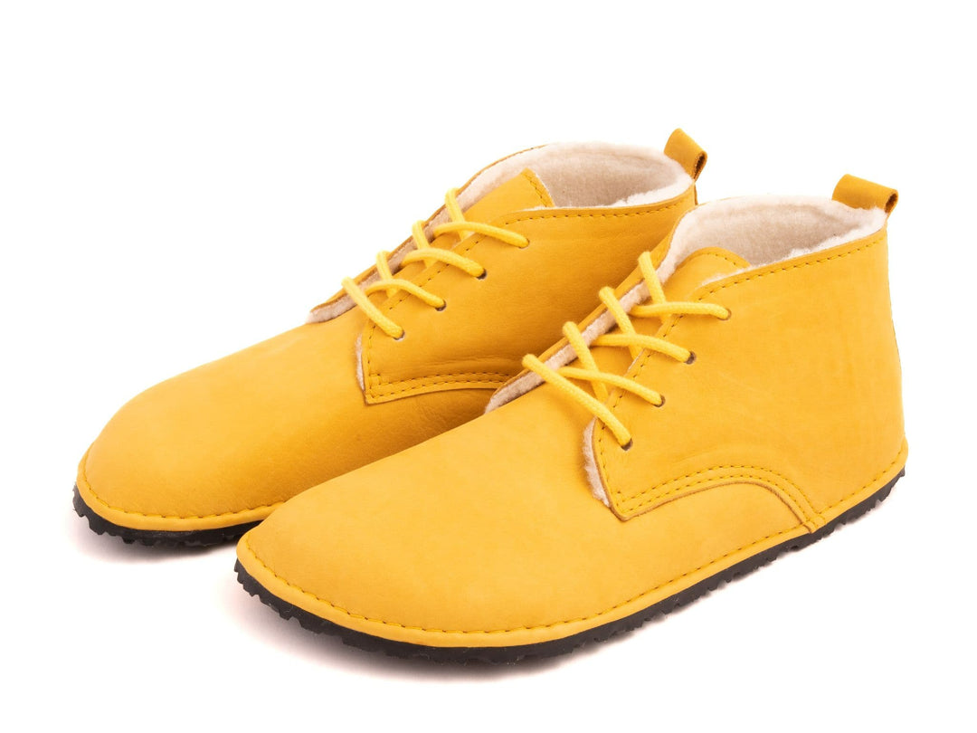 Milagro Frio Winter Barefoot boots - yellow