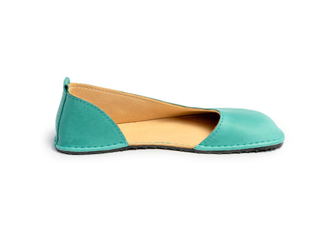 Barefoot ballerinas - blue - green - LUKS BAREFOOT