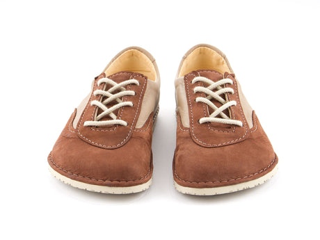 Barefoot sneakers - beige brown - LUKS BAREFOOT