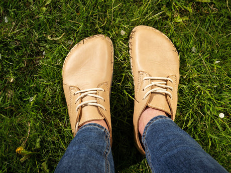 Corriente Barefoot oxfords - beige - LUKS BAREFOOT