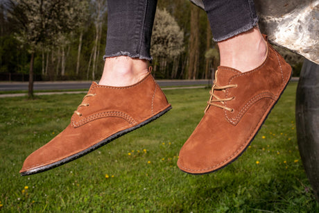 Corriente Barefoot oxfords - brown - LUKS BAREFOOT