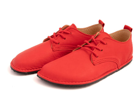 Corriente Barefoot oxfords - red - LUKS BAREFOOT