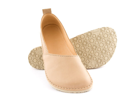 Excellent Barefoot moccasins - beige - LUKS BAREFOOT