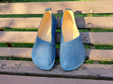 Excellent Barefoot moccasins - blue - LUKS BAREFOOT