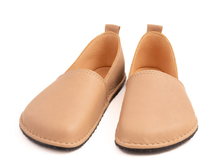 Fuego Barefoot moccasins - beige - LUKS BAREFOOT
