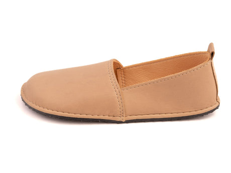 Fuego Barefoot moccasins - beige - LUKS BAREFOOT
