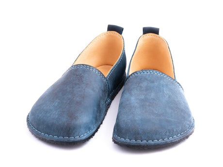 Fuego Barefoot moccasins - blue - LUKS BAREFOOT