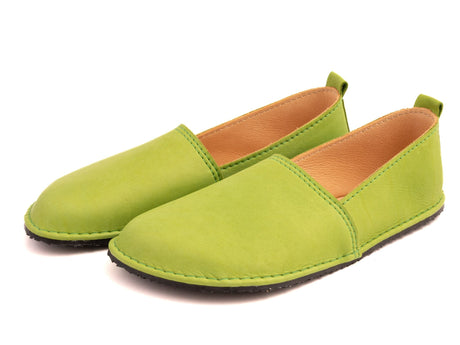 Fuego Barefoot moccasins - green - LUKS BAREFOOT
