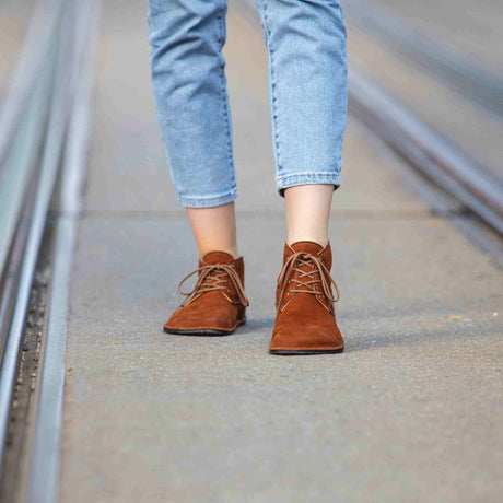 Milagro Barefoot all - season boots - brown - LUKS BAREFOOT