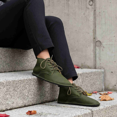 Milagro Barefoot all - season boots - khaki - LUKS BAREFOOT