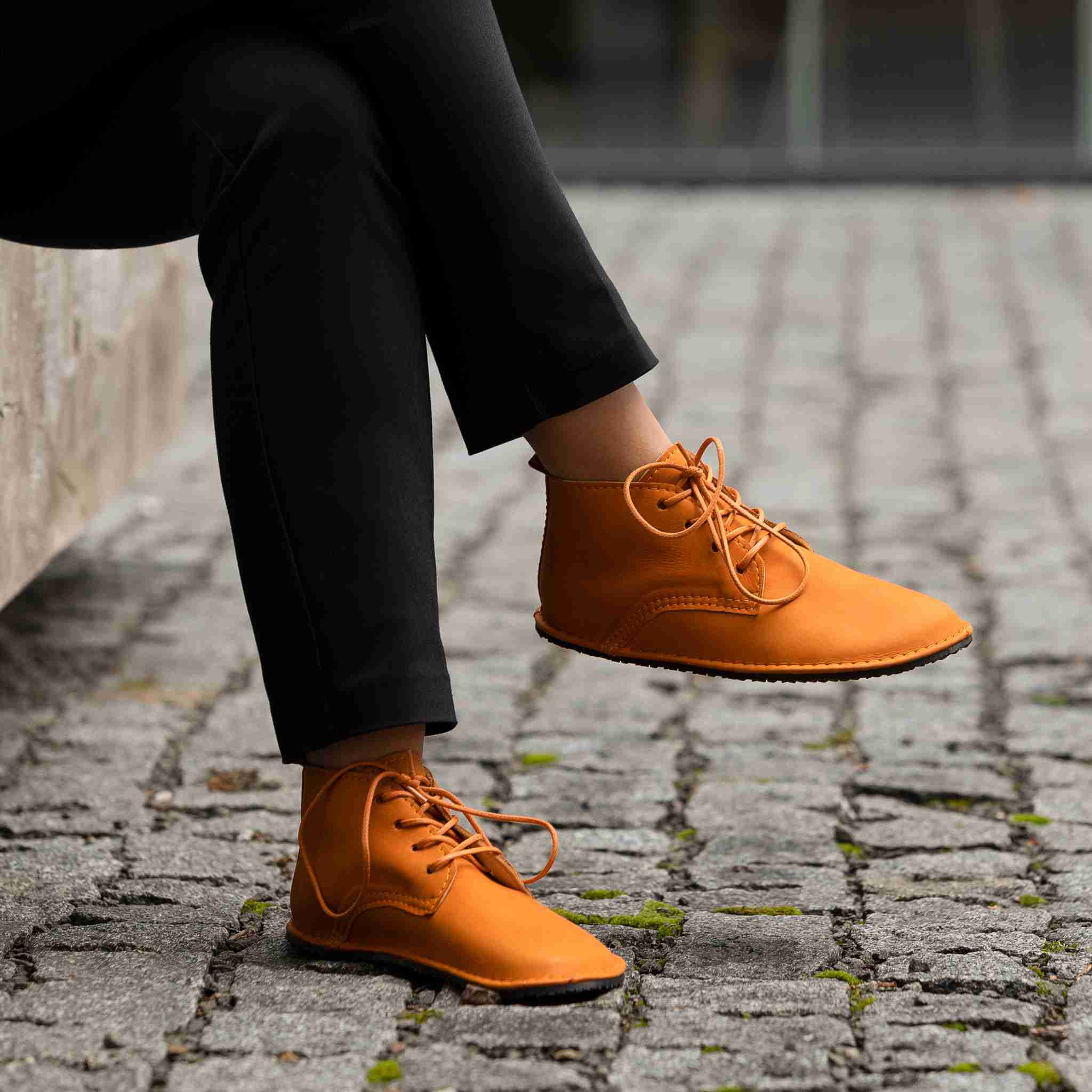 Beautifical LosAngels モカシン ブーツ9 D Milagro Barefoot all-season boots - orange – LUKS BAREFOOT