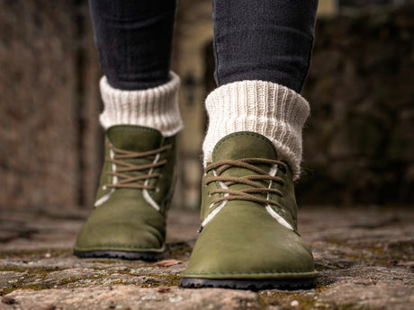 Milagro Frio Winter Barefoot boots - khaki - LUKS BAREFOOT