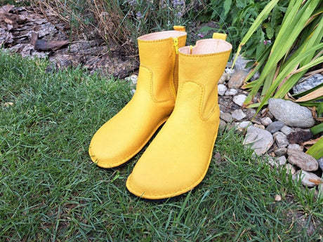 Primavera Barefoot boots - yelow - LUKS BAREFOOT