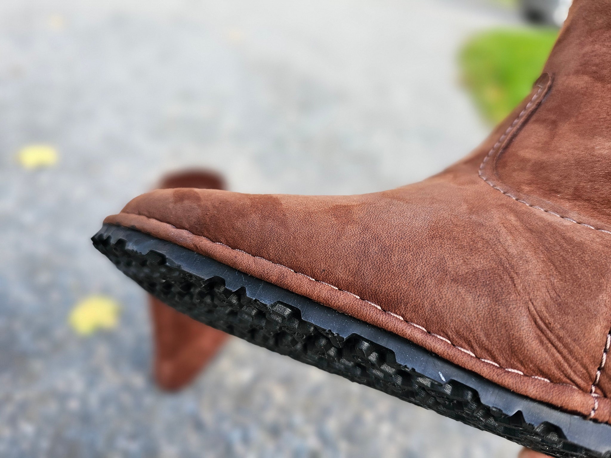 Tall Winter Boots - brown - LUKS BAREFOOT