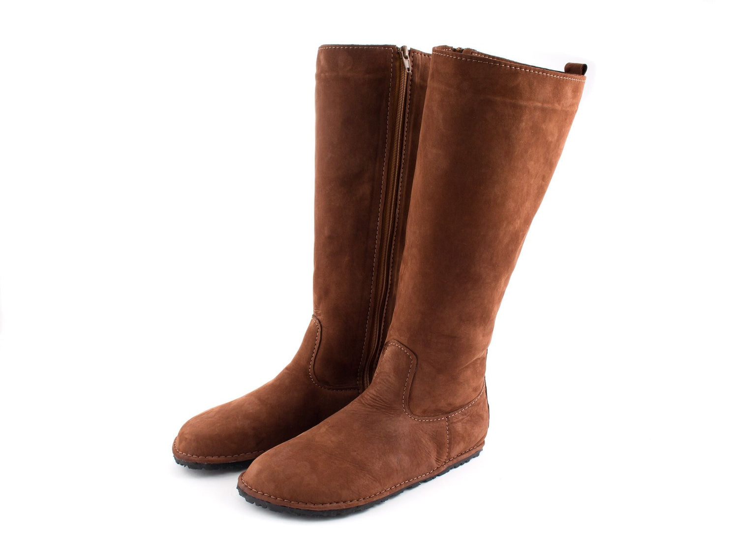Tall Winter Boots - brown LUKS BAREFOOT Tall Winter Boots - brown LUKS BAREFOOT
