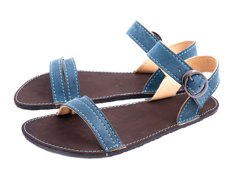 Verano Barefoot sandals - blue - LUKS BAREFOOT