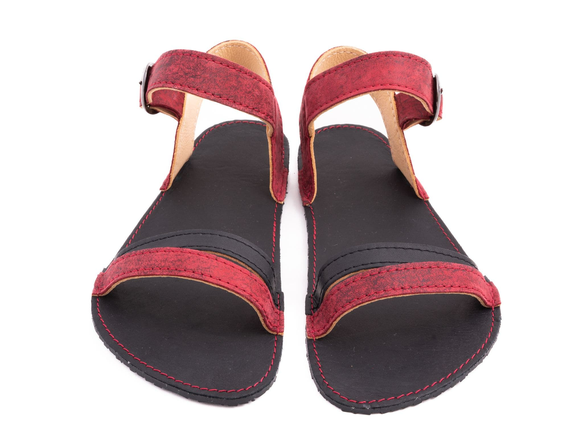 Verano Barefoot sandals - wine black - LUKS BAREFOOT