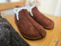 Wool Barefoot slippers - brown - LUKS BAREFOOT